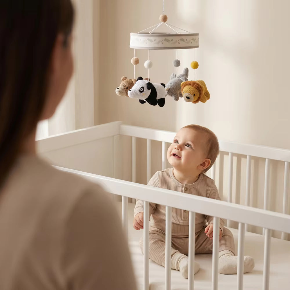Playful Loom Wooden Crib Mobile Set