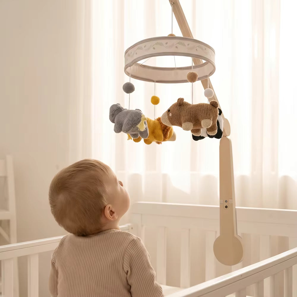 Playful Loom Wooden Crib Mobile Set